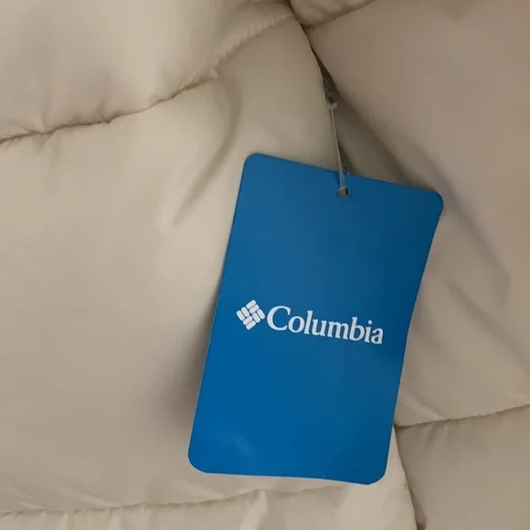 New Women's Puffect™ Color Blocked Jacket Plus Size Neutral Cream Brown Warm 3X - Picture 5 of 11